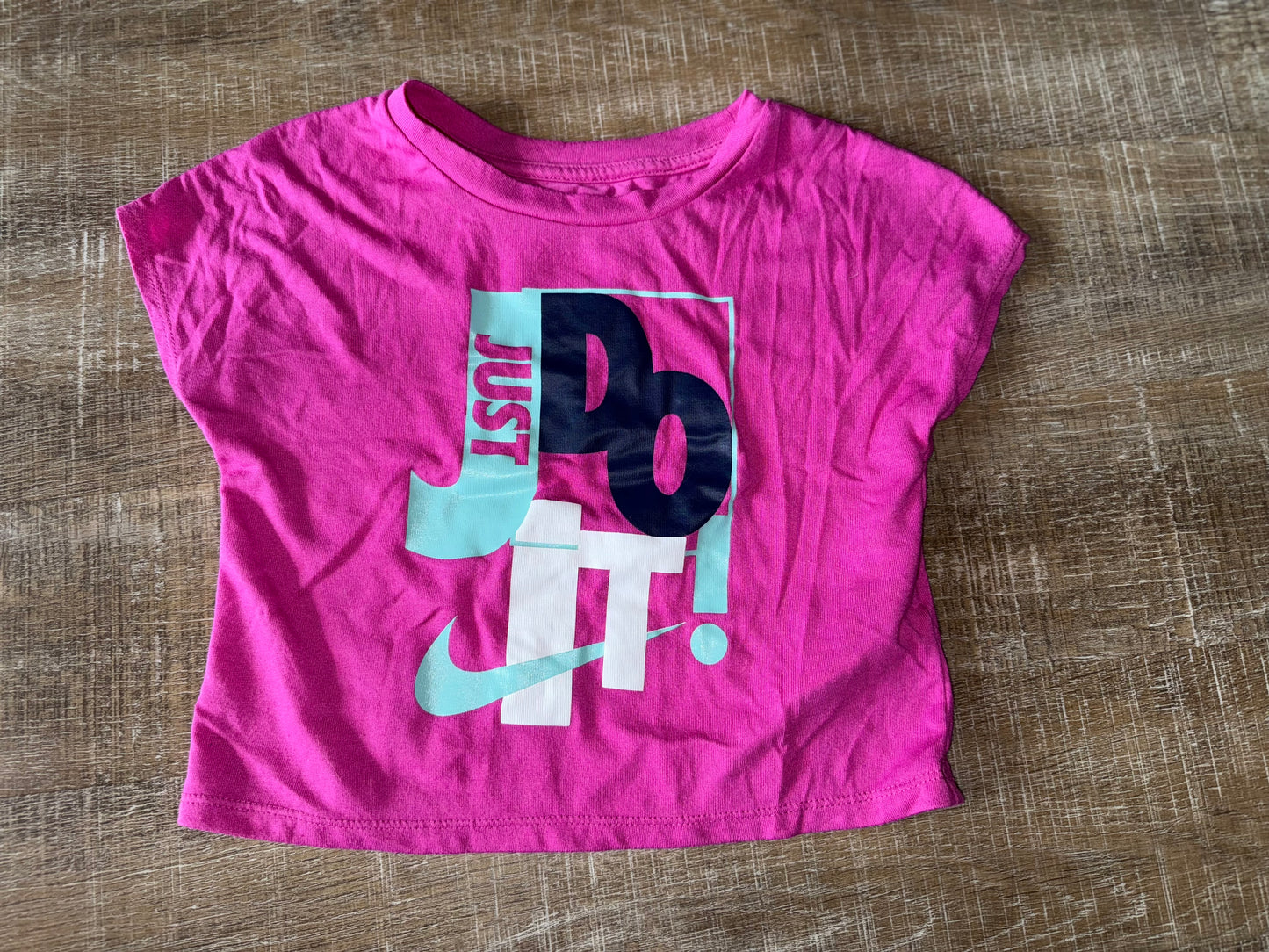 The Nike Tee (XS) Hot Pink 'Just Do It' T-Shirt