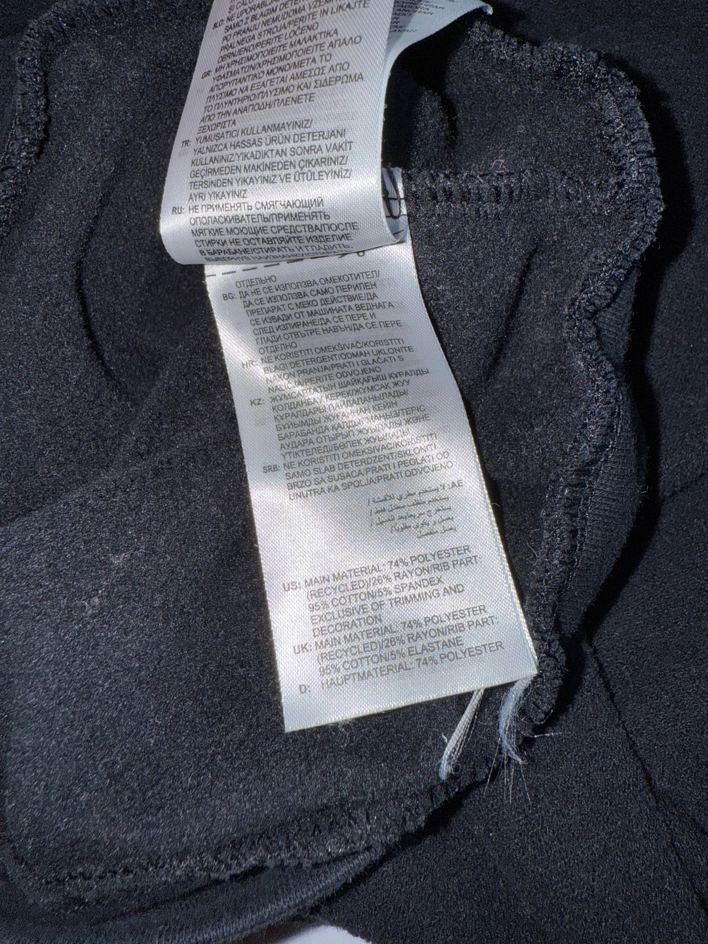 adidas (Large) Black Fleece Crewneck Sweatshirt