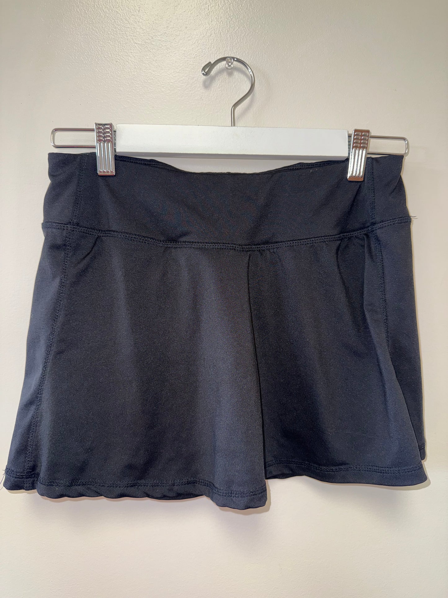 Jockey (Small) Black Athletic Skort with Back Zipped Pocket