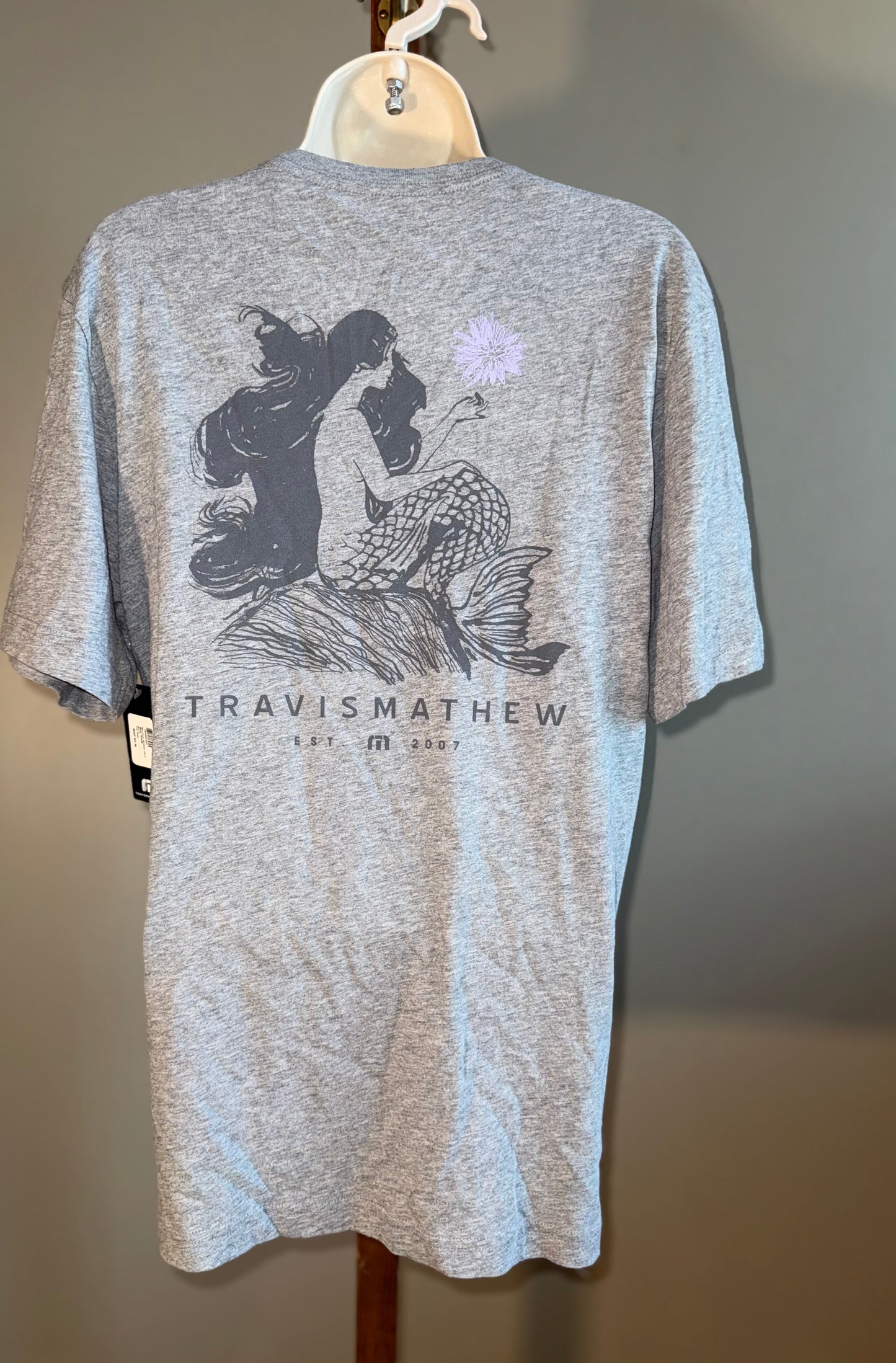 NWT Travis Mathew (Small) Brand New Mermaid Grey T-Shirt
