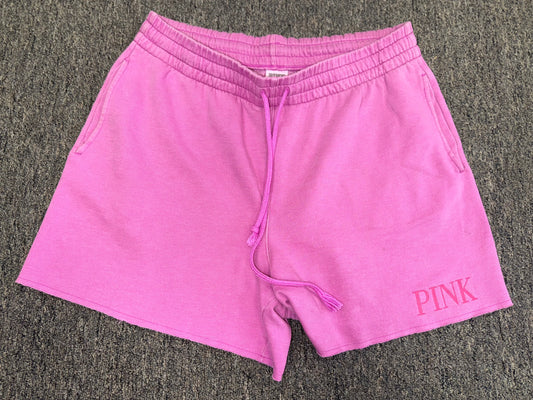 PINK Victoria's Secret (Large) Hot Pink Drawstring Shorts with Pockets