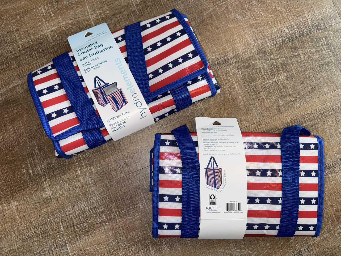 Hydro Elements USA Themed Insulated Cooler Tote