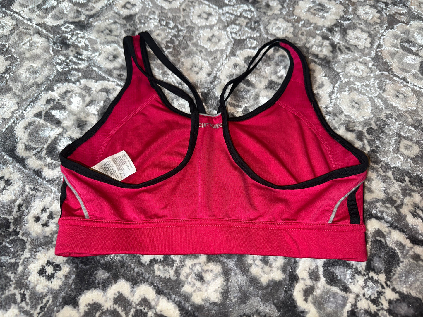 adidas (Small) Hot Pink Sports Bra