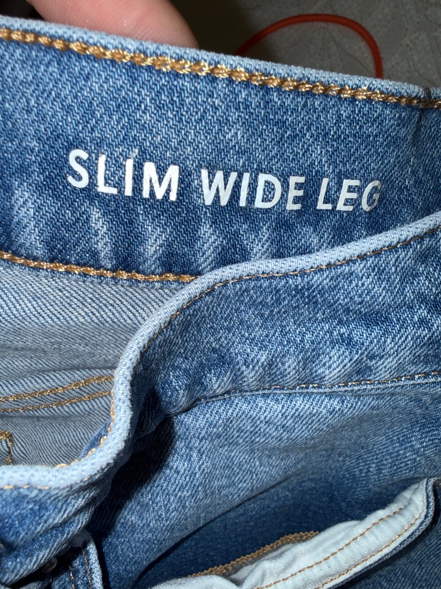 J. Crew (28) Slim Wide Leg Denim Blue Jeans