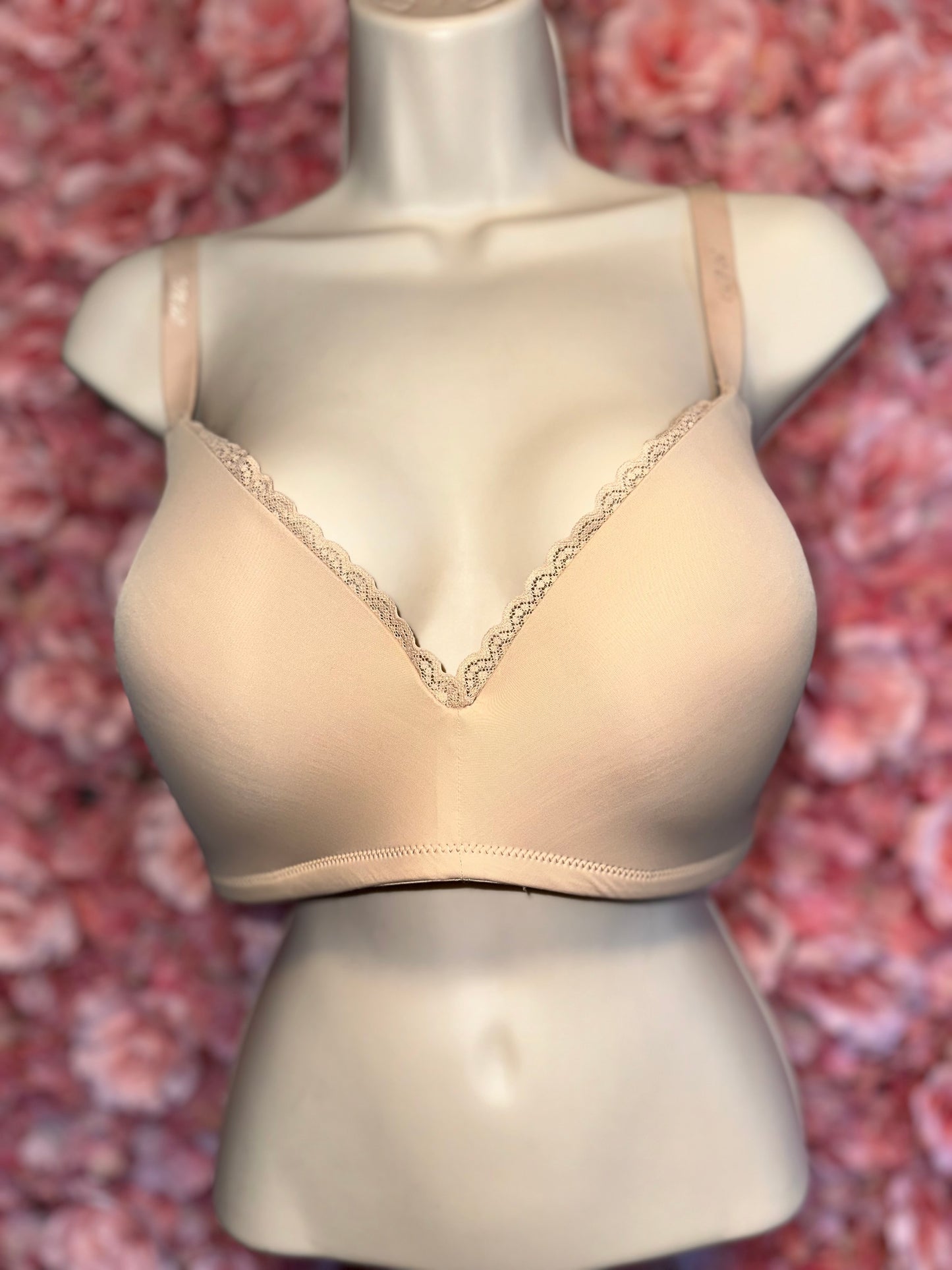 aerie (36DD) Nude Padded Wireless Bra