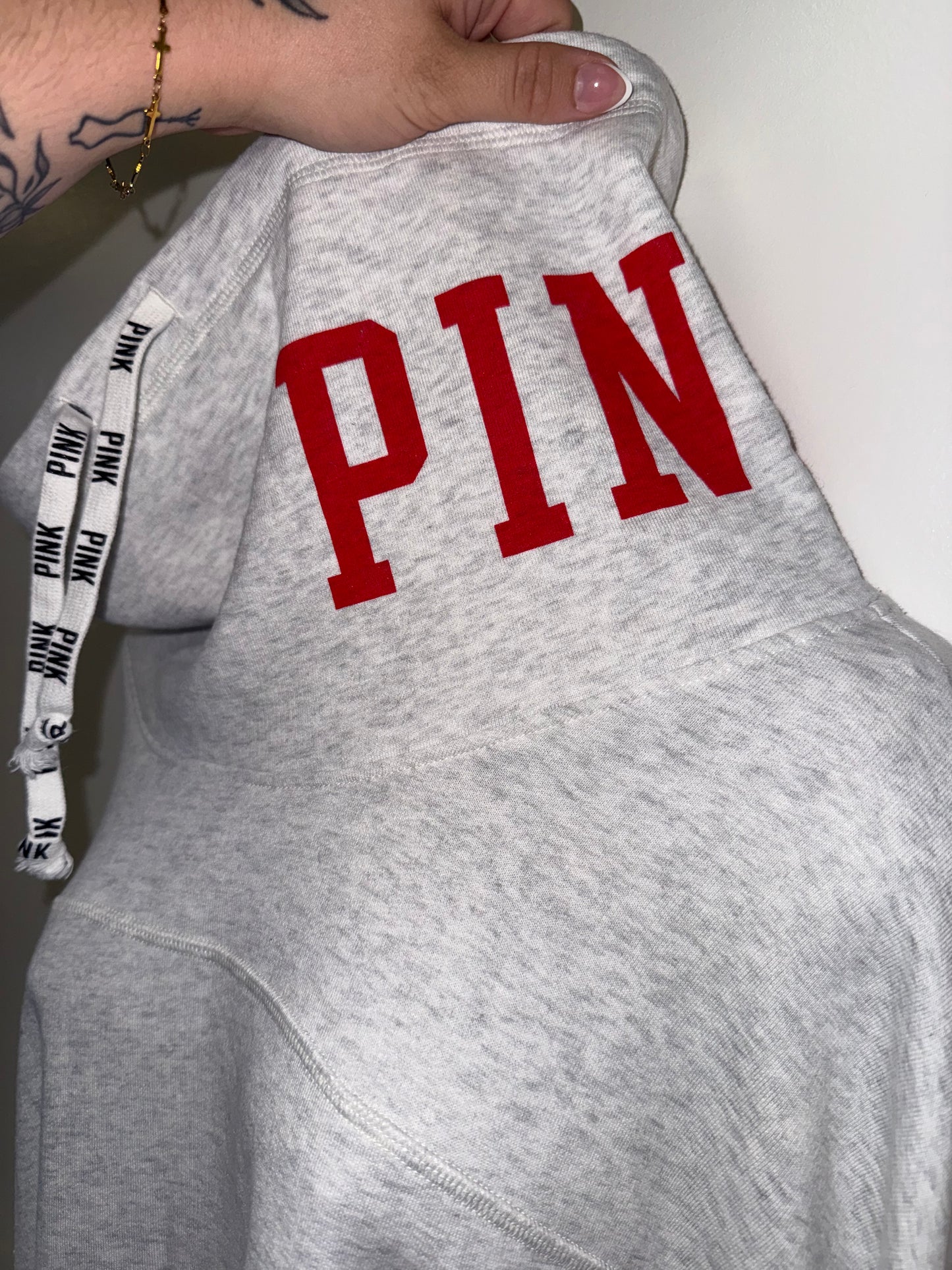 PINK Victoria's Secret (Large) Ohio State Buckeyes Cowl Neck Sweatshirt