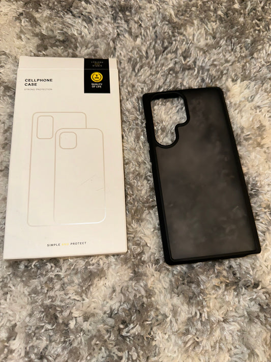 NWT (S23 Ultra) Brand New Black Matte Phone Case