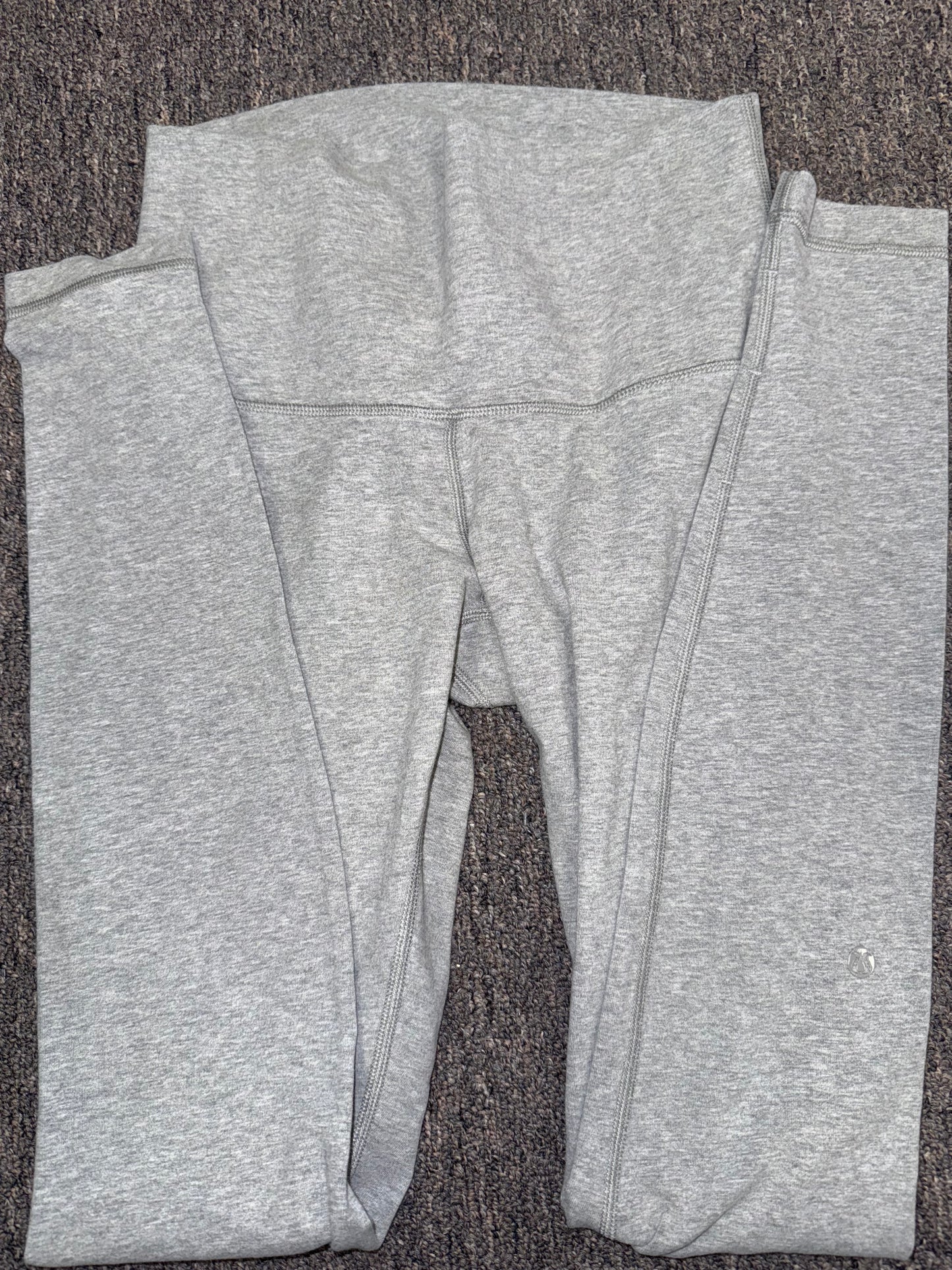 lululemon (8) Grey Align High Rise Full Length Leggings