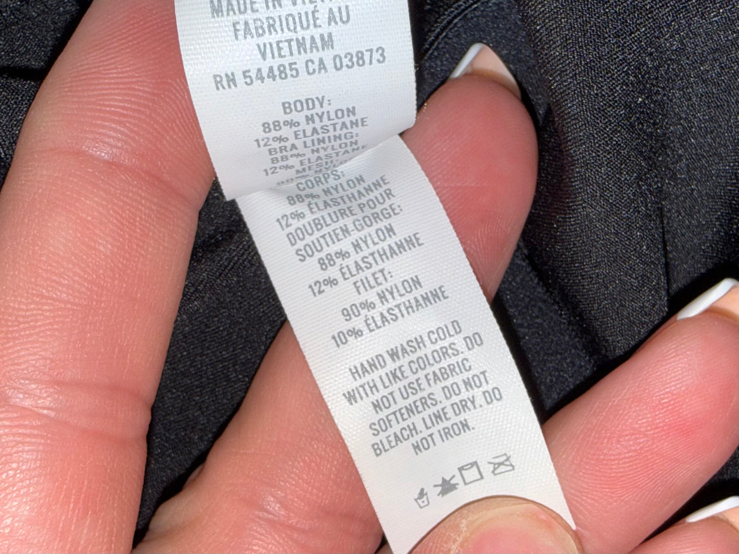 Offline by Aerie (XS) Black Smooth Soft Real Me Recharge Sports Bra