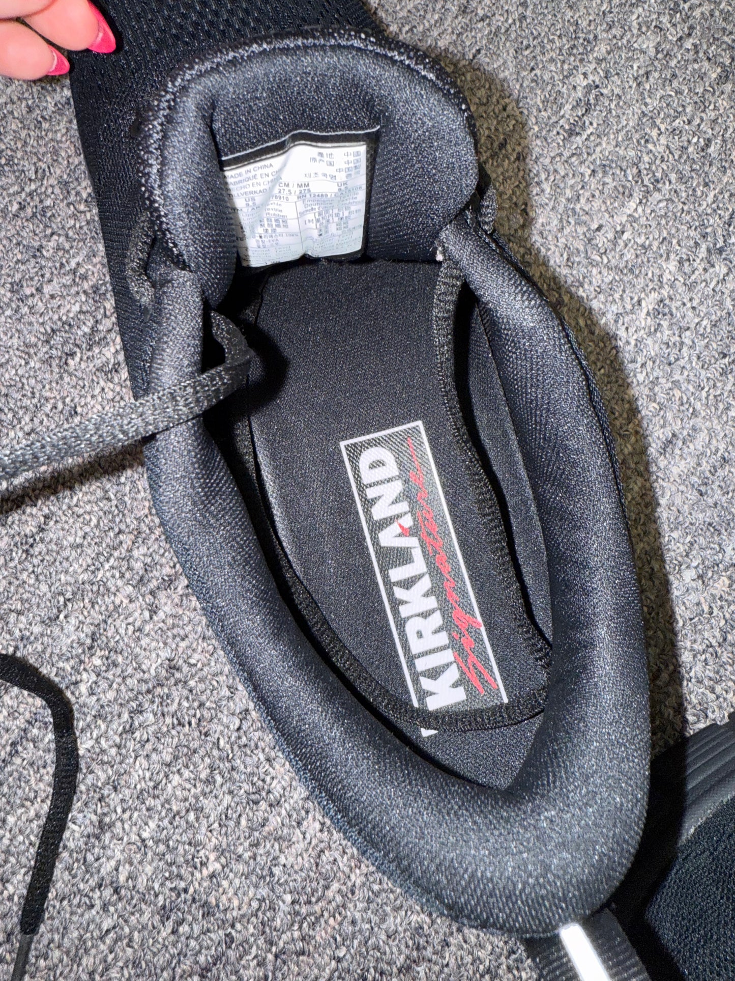 Kirklands (9.5) Mens Black Sneakers