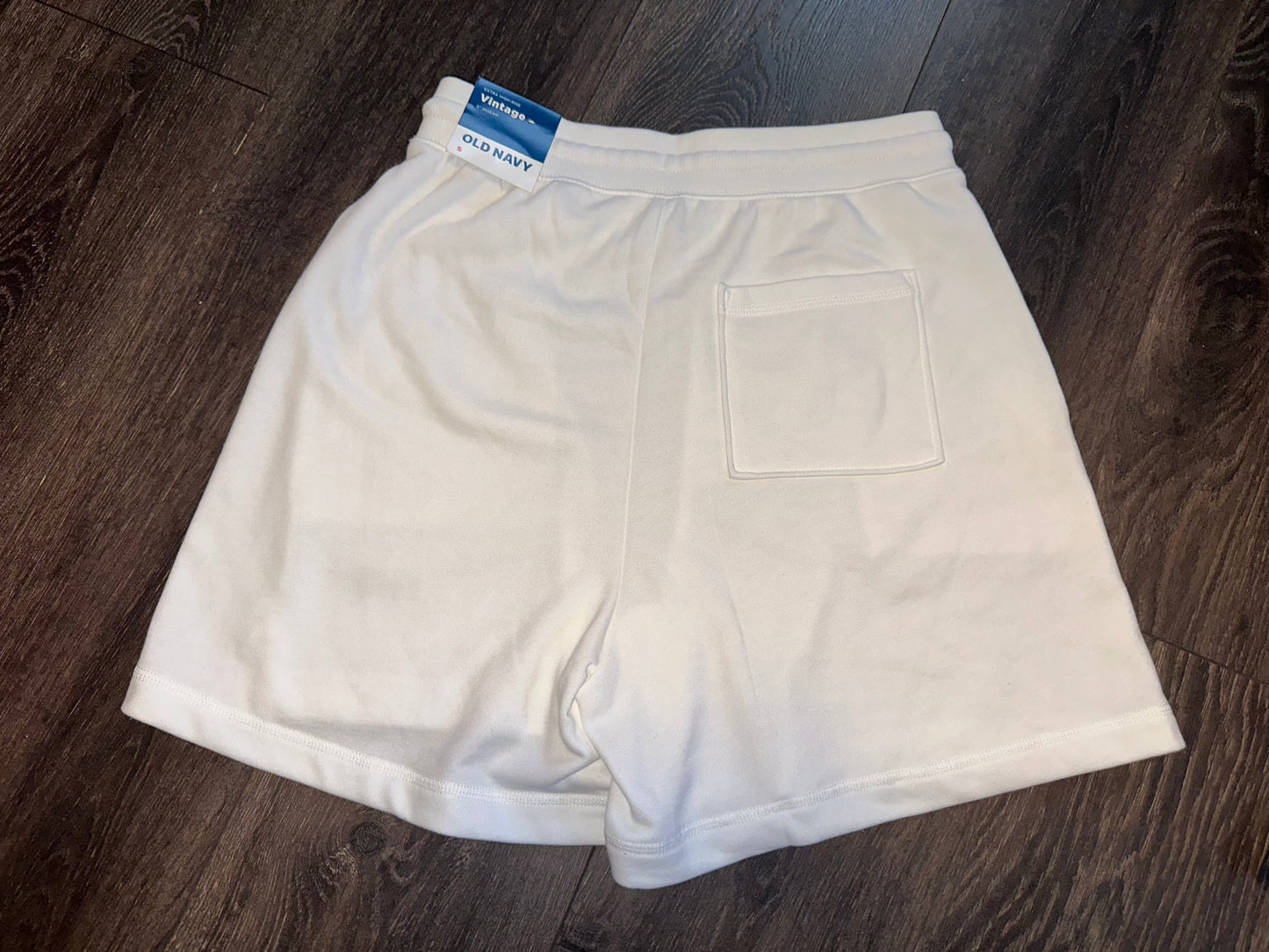 NWT Old Navy (Small) Brand New Vintage White Sweat Shorts