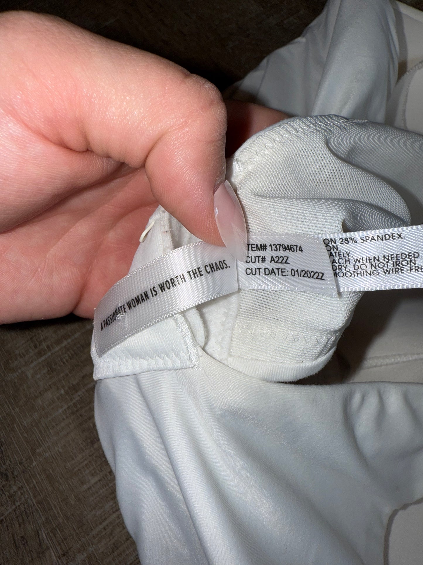 Torrid Curve (40C) White Smooth Soft Bra