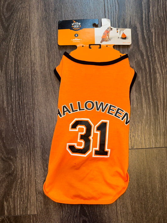 NWT Hyde and Eek (Small) Orange Basketball Jersey Halloween Costume for Pets