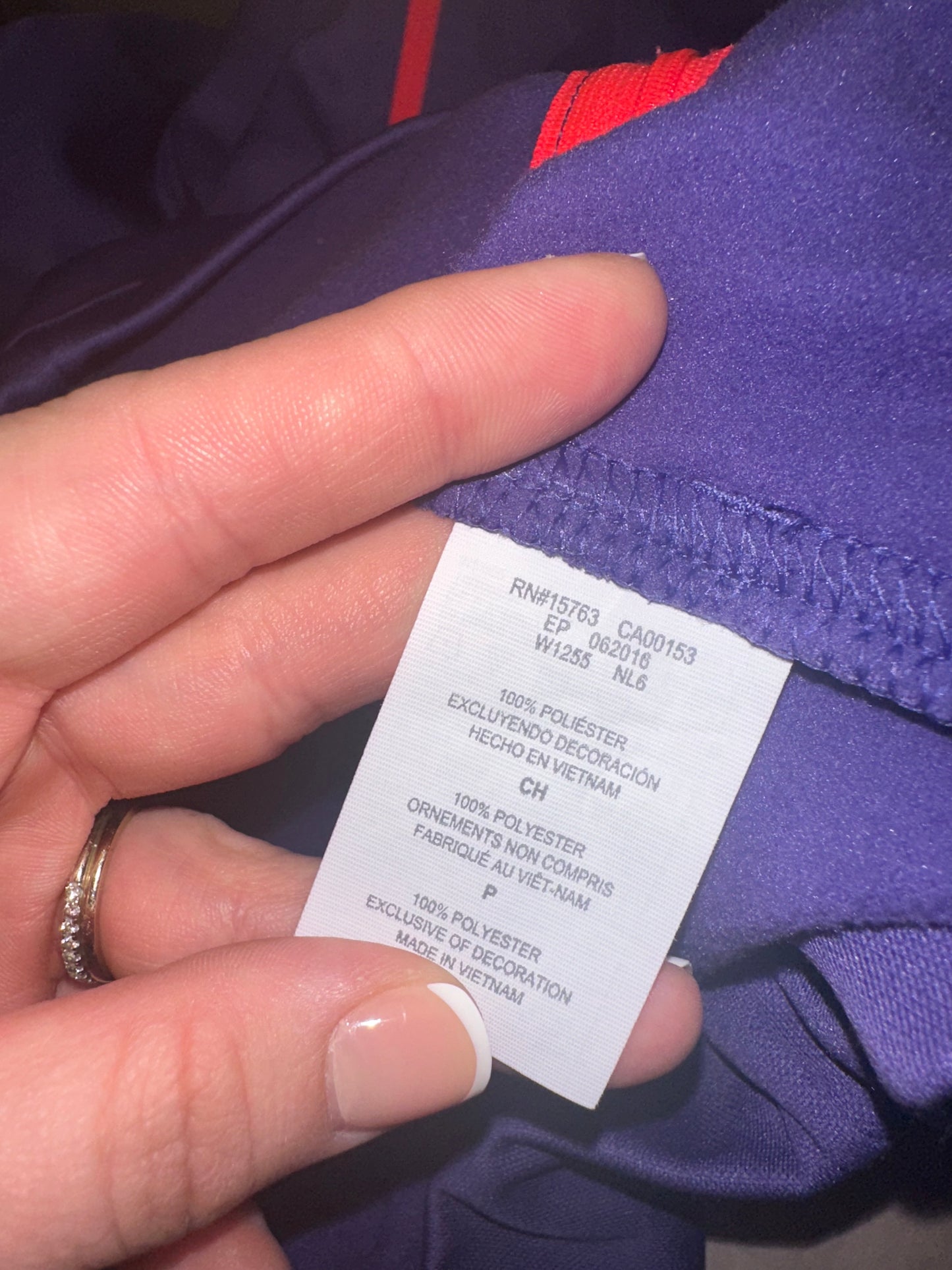 Champion (Small) Purple Performance Zip Up Sporty Jacket