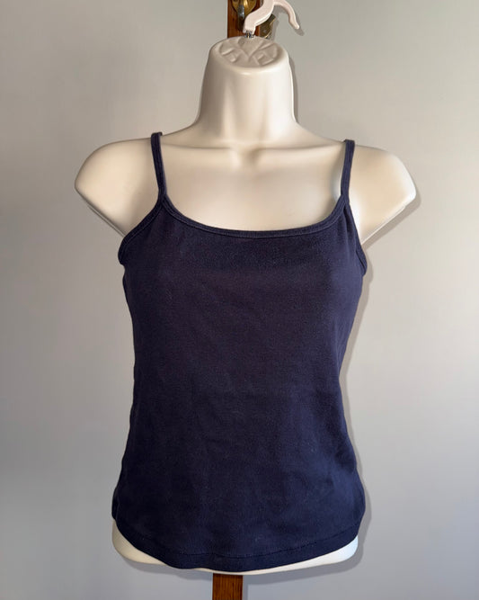 Abercrombie & Fitch (Small) Navy Blue Cropped Tank Top