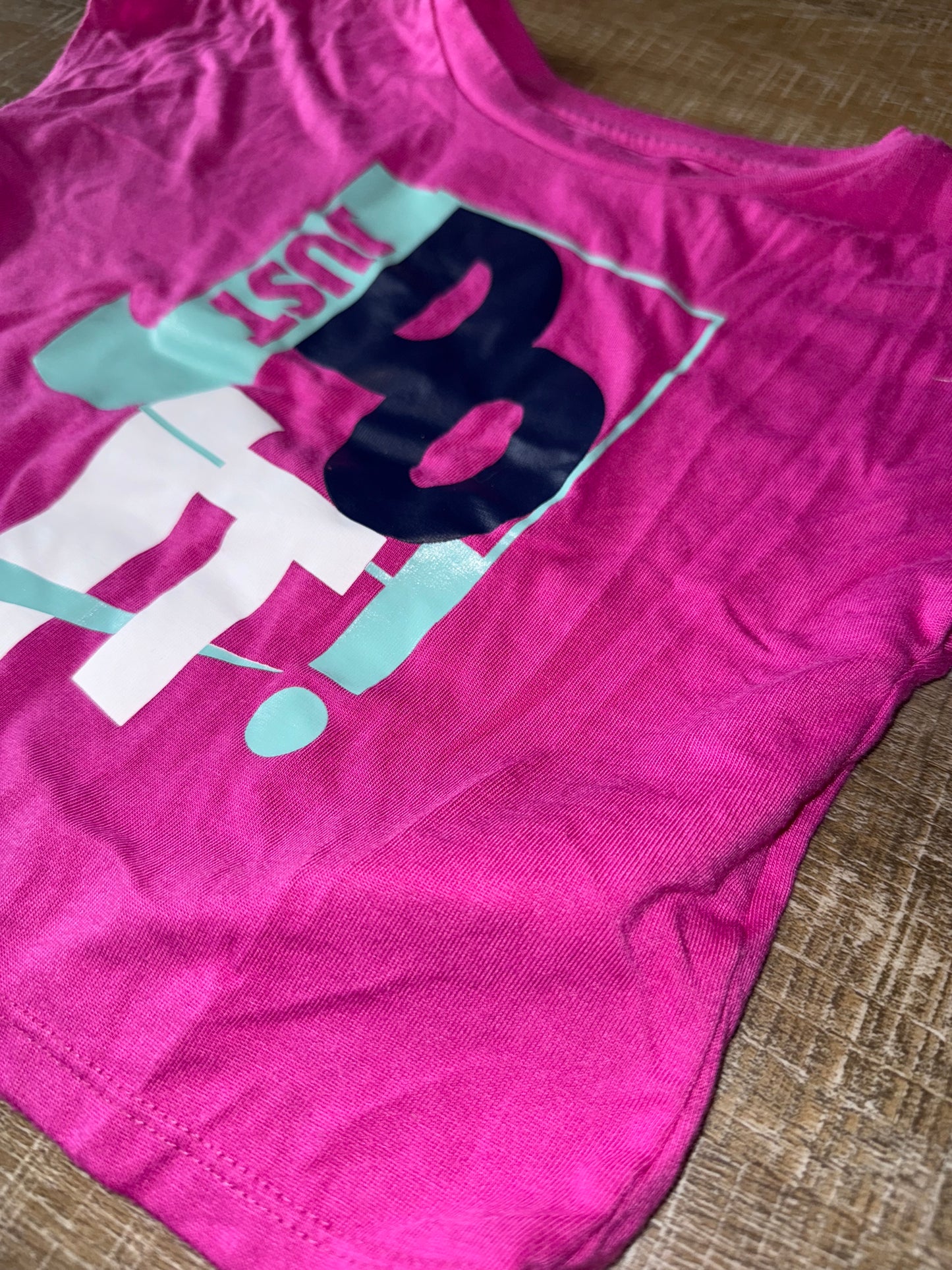 The Nike Tee (XS) Hot Pink 'Just Do It' T-Shirt