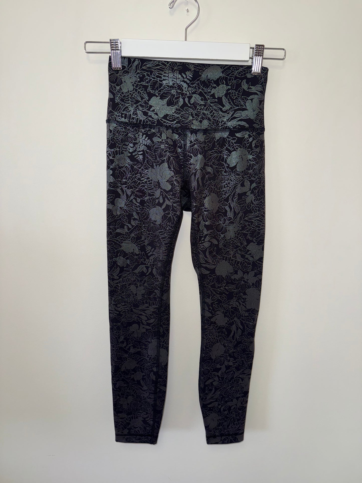 lululemon (4) Wunder Train High Rise Floral Pattern Leggings