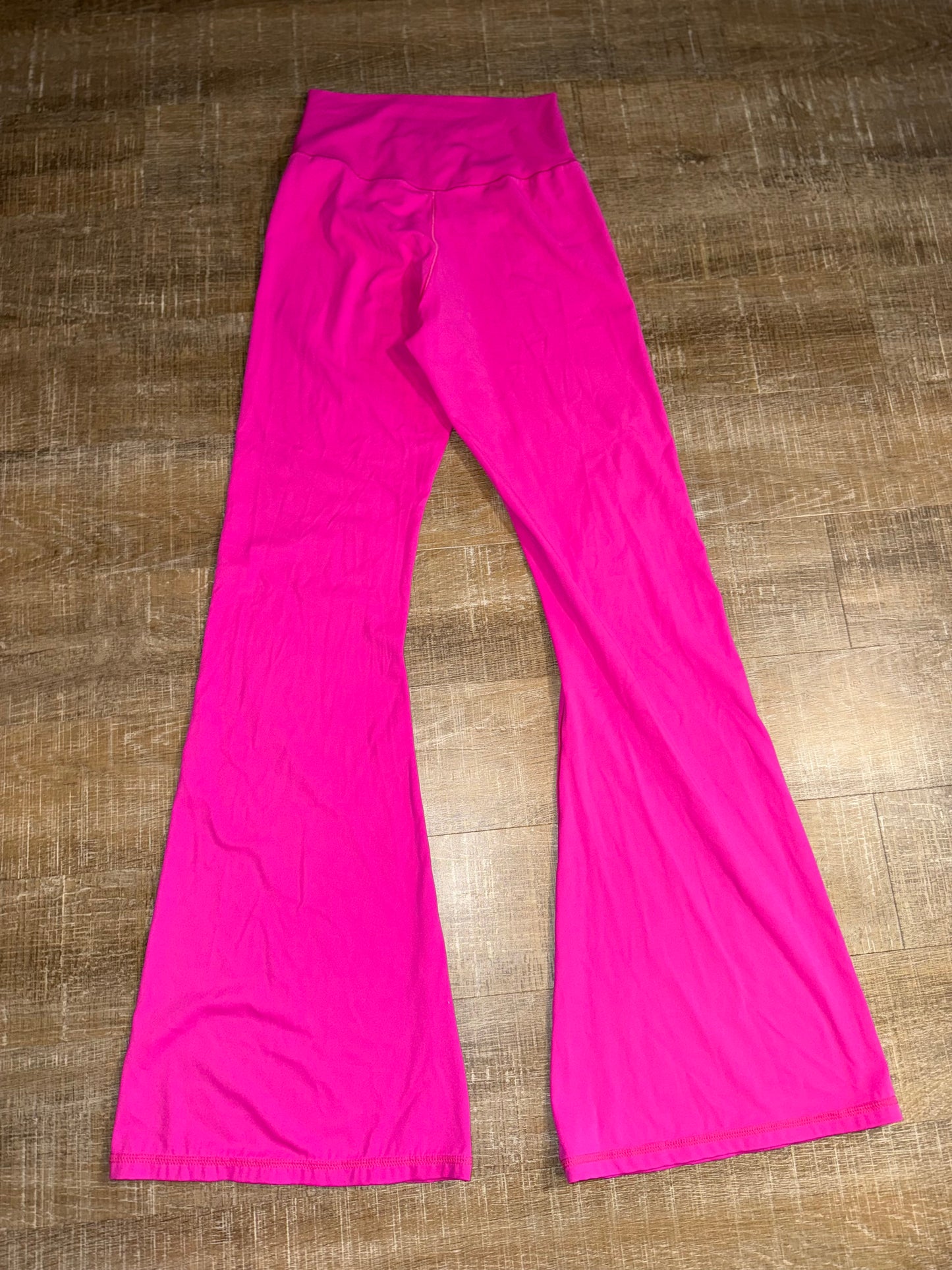 Sunzel (Small) Hot Pink Smooth Soft Bootcut Leggings