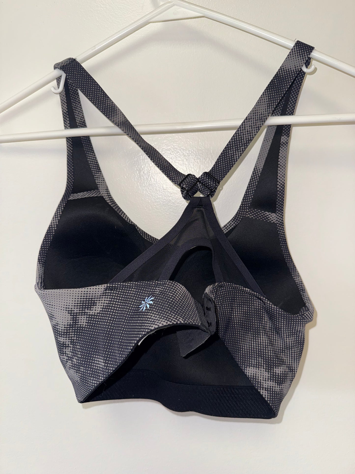 Athleta (32D) Black and Grey Padded Sports Bra