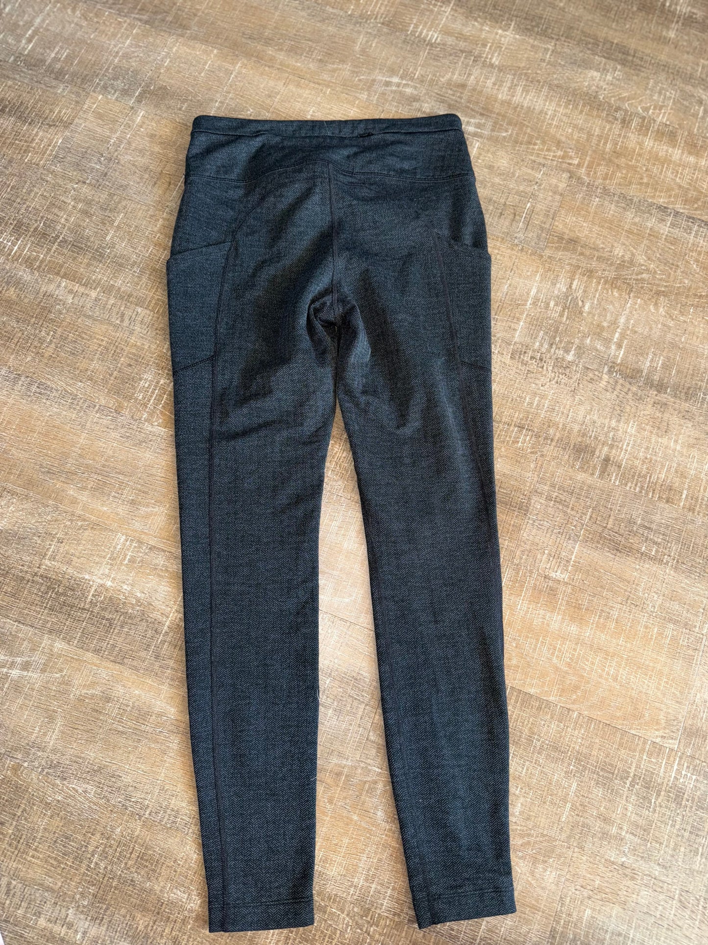 Champion (Medium) Dark Grey Leggings with Zipped Pocket on Back
