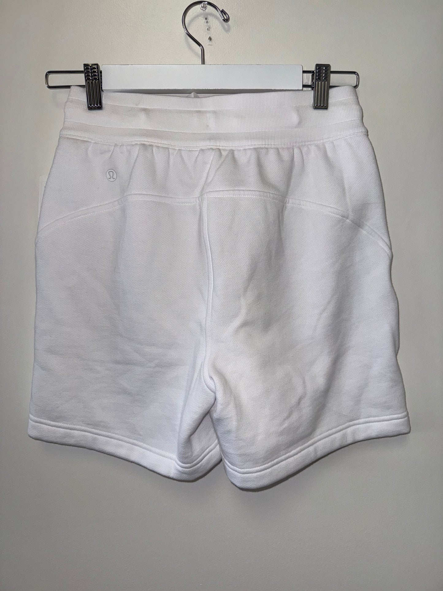 NWT Lululemon (4) Brand New White High Rise Scuba Sweat Shorts
