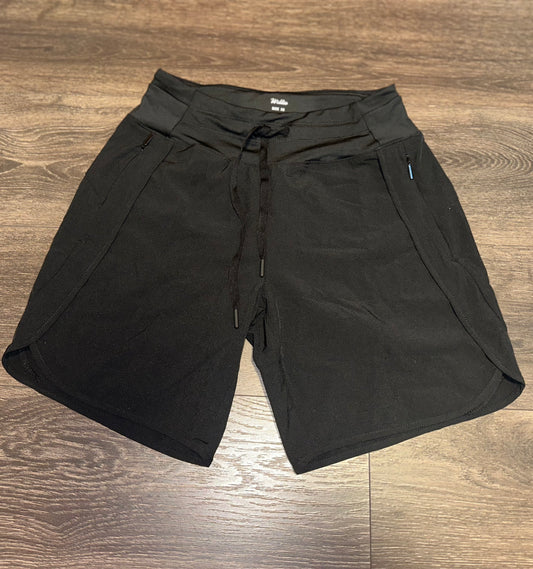 Willis (XS) Brand New Black Sporty Shorts with Zipped Pockets