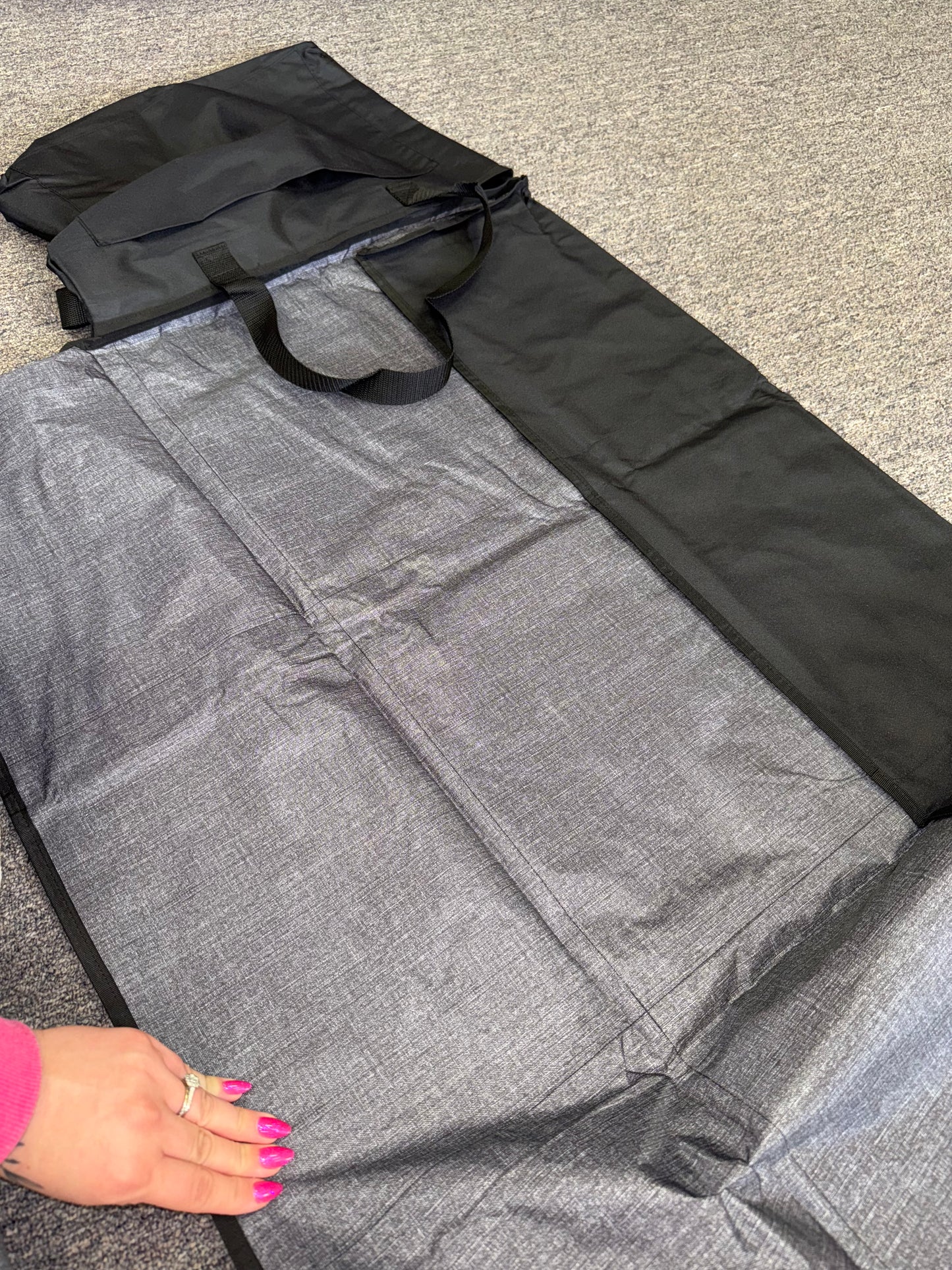 Thirty-One Brand New Black Fold N' Fun Mat Bag