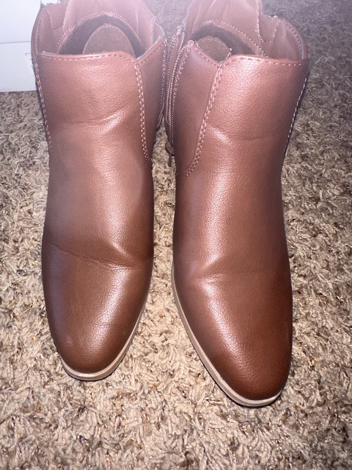 Croft & Barrow (8 1/2) Brown Ankle Boots