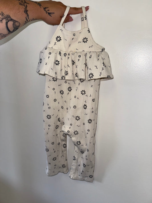 Grayson Mini (18 Months) Cream Ribbed Floral Jumper