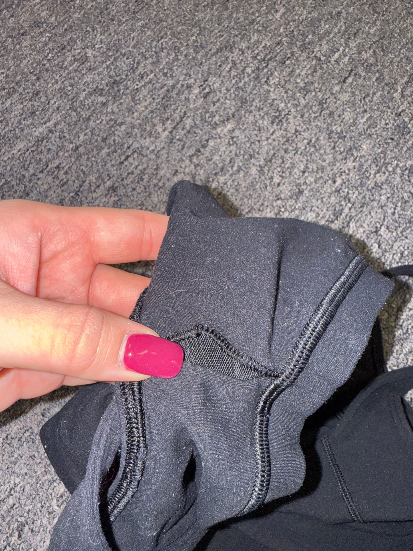 lululemon (2) Black Cropped Tank with Built in Bra