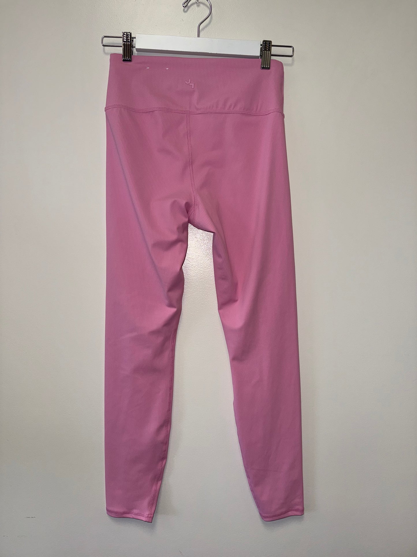 Joy Lab (Small) Pink Ribbed Leggings with Tied Up Waist