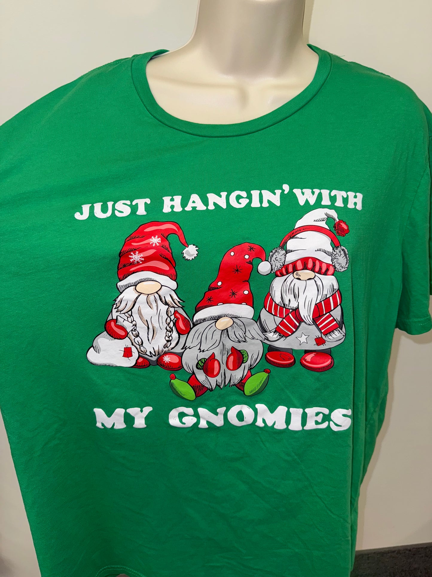 Hybrid (XXL) Green Christmas T-Shirt Apparel