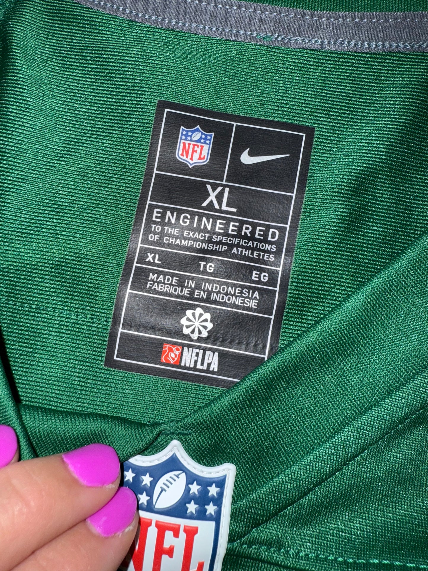 NWT Nike NFL (XL) Brand New Green New York #17 Wilson Jersey