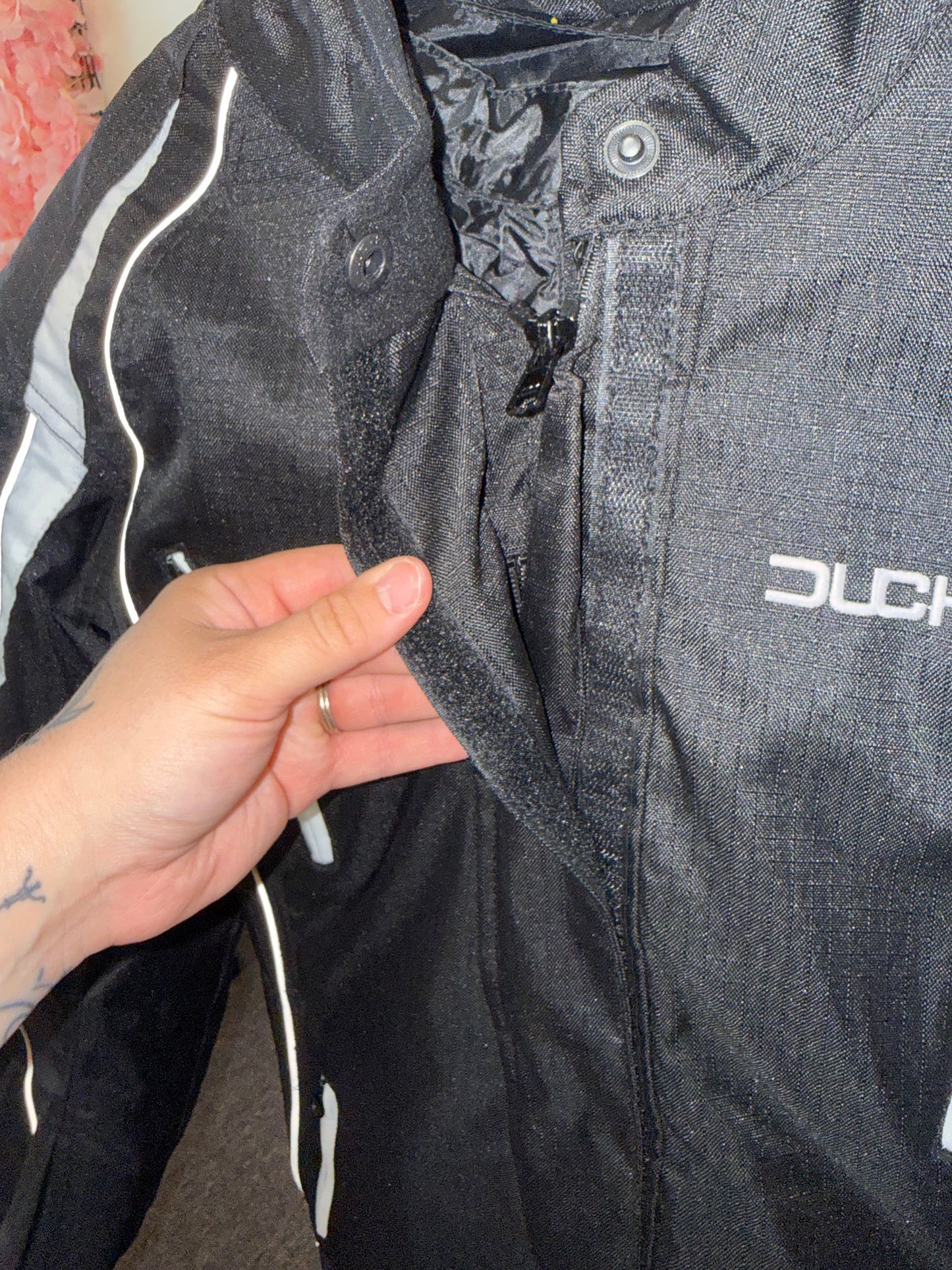 Duchinni (12) Black Verona 4 Season Women's Motorcycle Heavy Duty Jacket