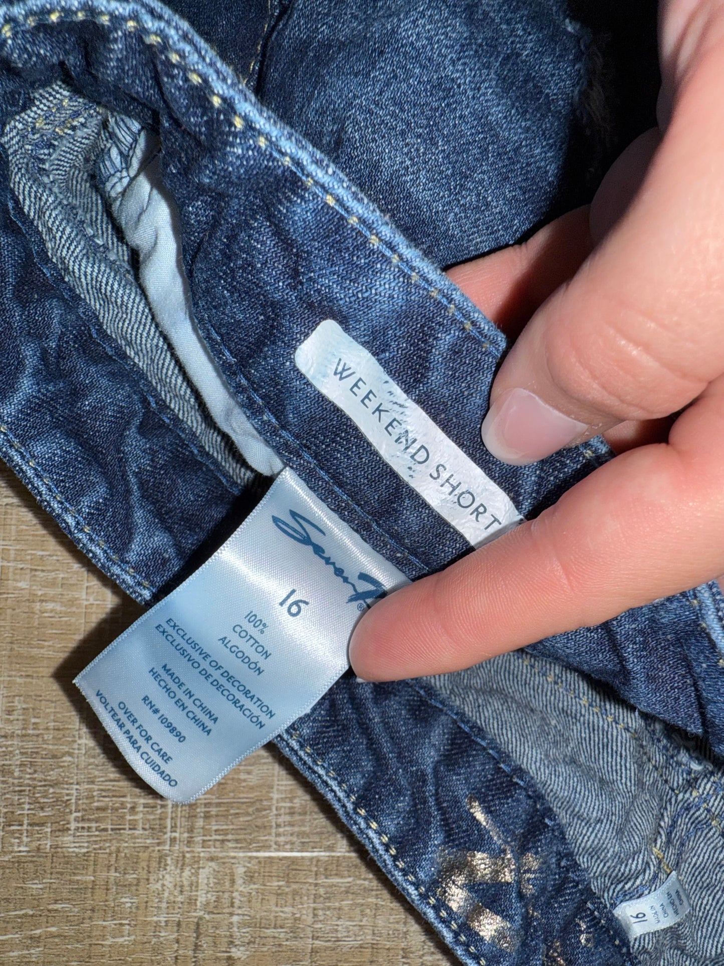 Seven7 (16) Denim Weekend Short Jean Shorts