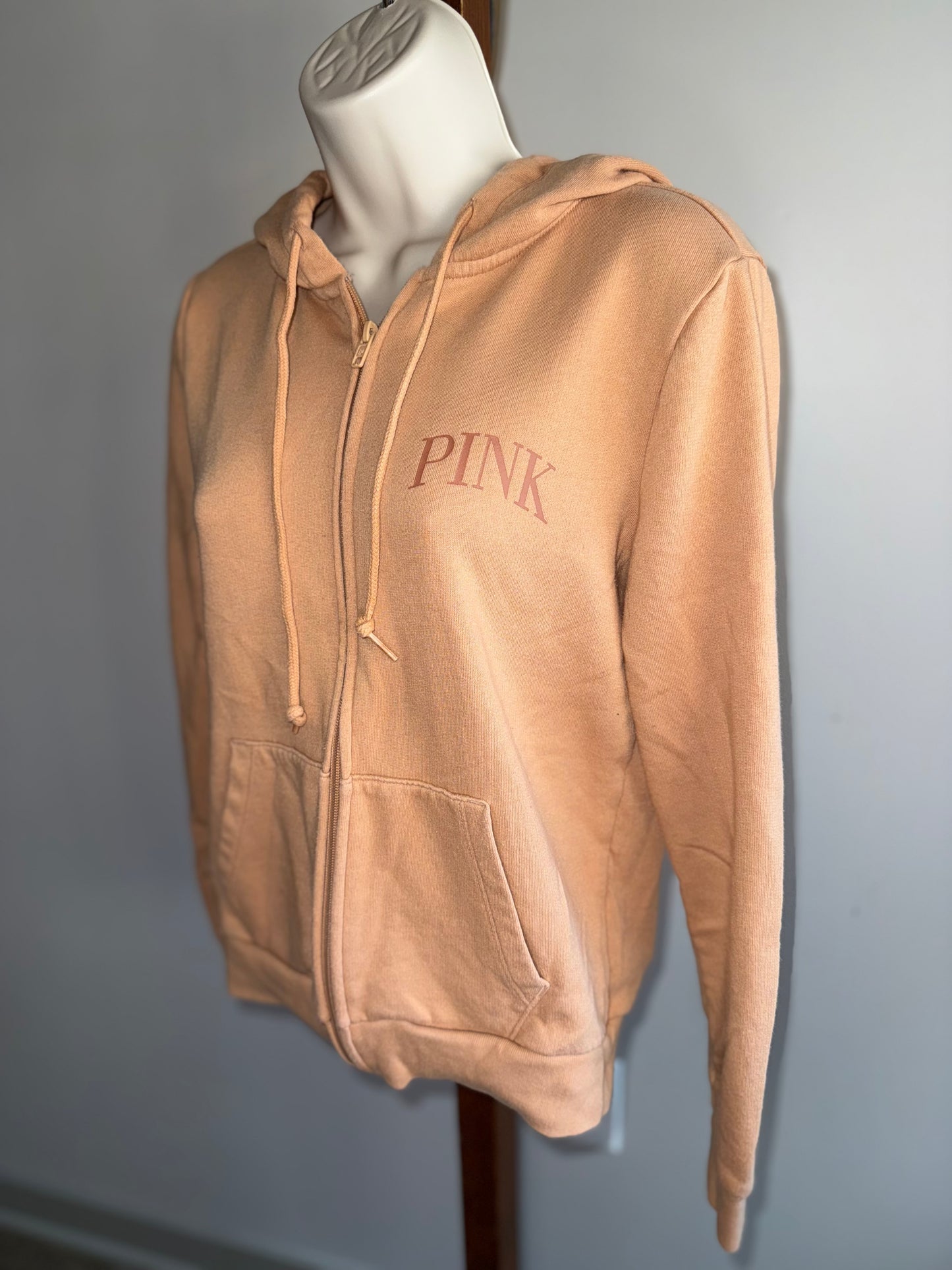 PINK Victoria’s Secret (XS) Tan Full Zip Up Jacket