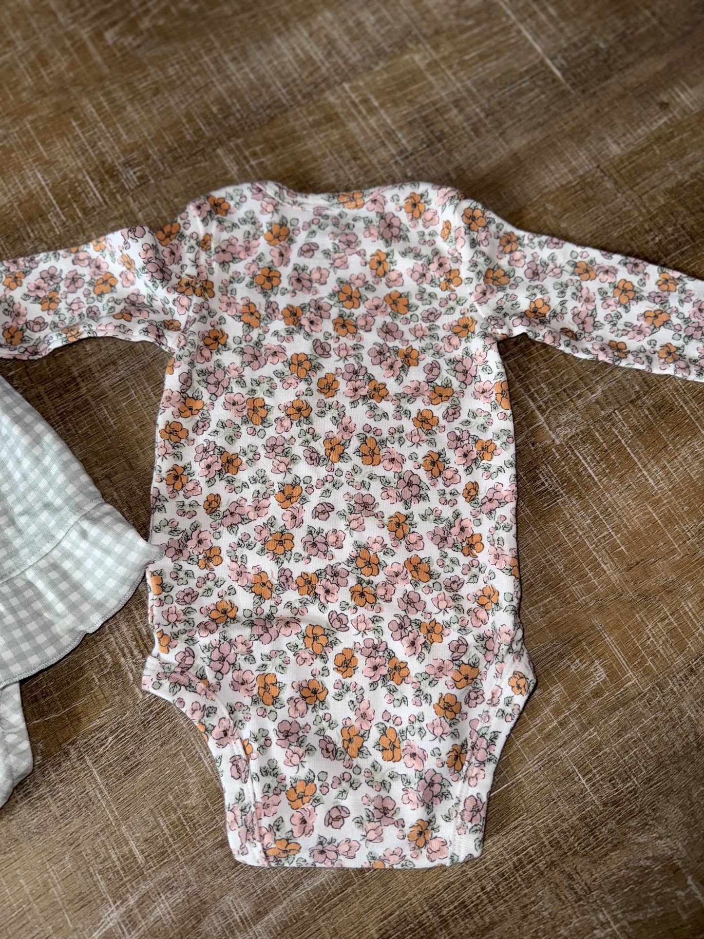 Carters (3 Month) 2 Piece Girls Onesie