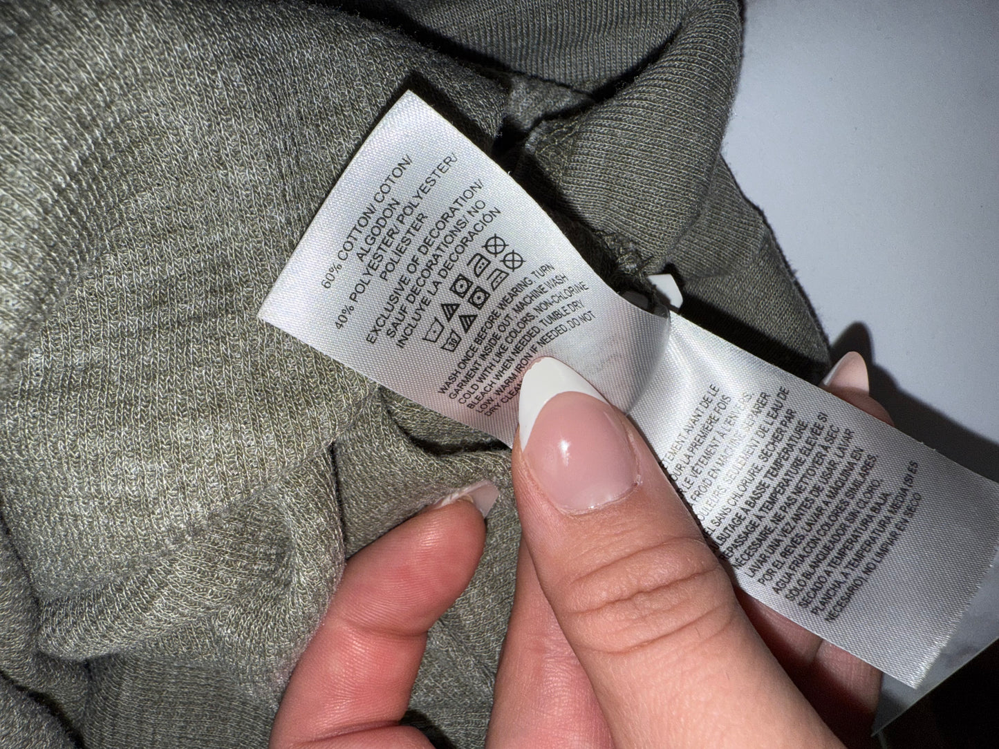 Lucky Brand (Large) Green Waffle Knit Long Sleeve with Hood