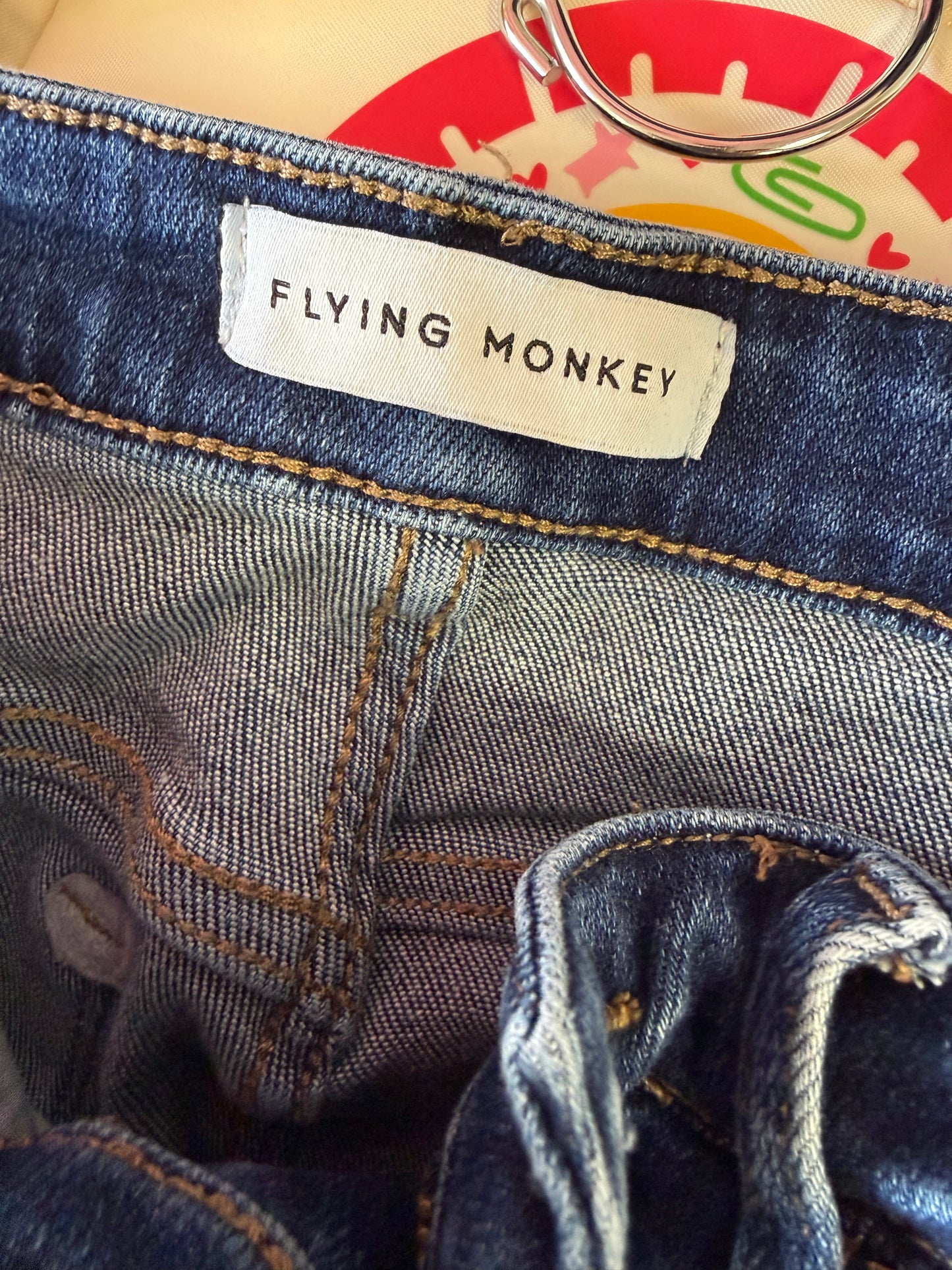 Flying Monkey (27) Denim Lined Skinny Jeans