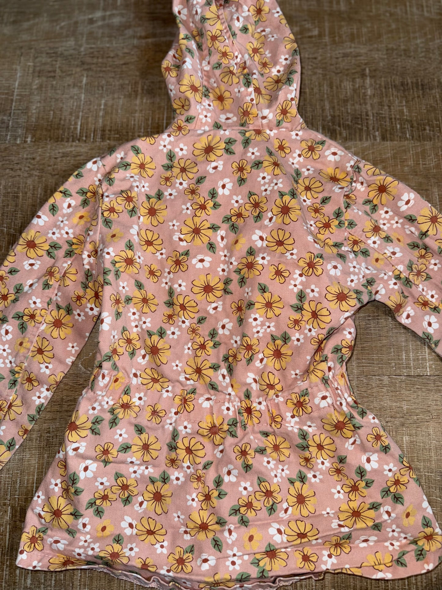 Little Lass (6X) Pink Floral Button Up Jacket