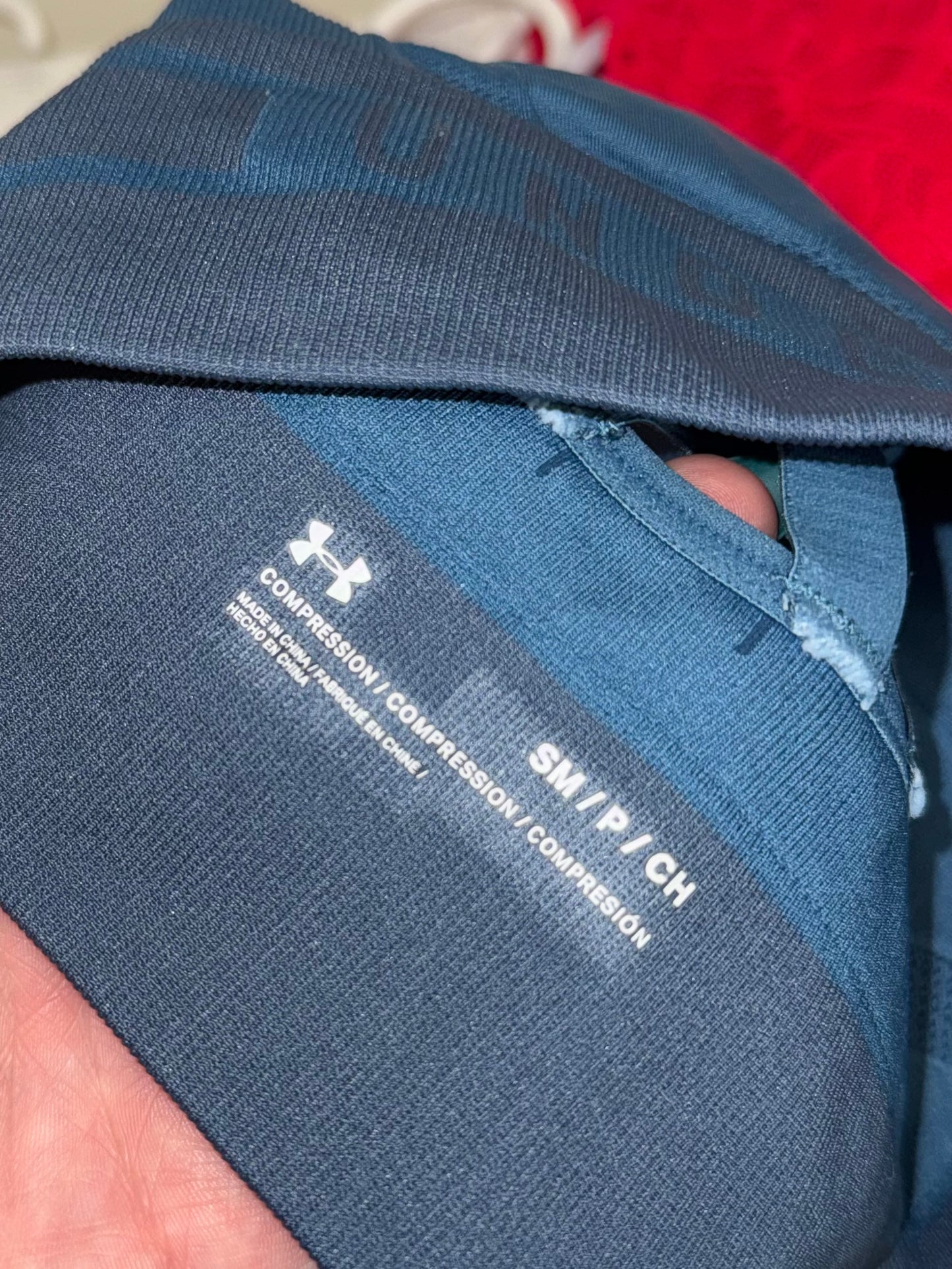 Under Armour (Small) Blue Padded Compression Sports Bra