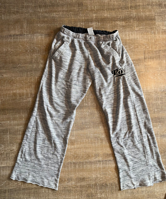 PINK VS (Small) Grey Bootcut Sweatpants with Pockets