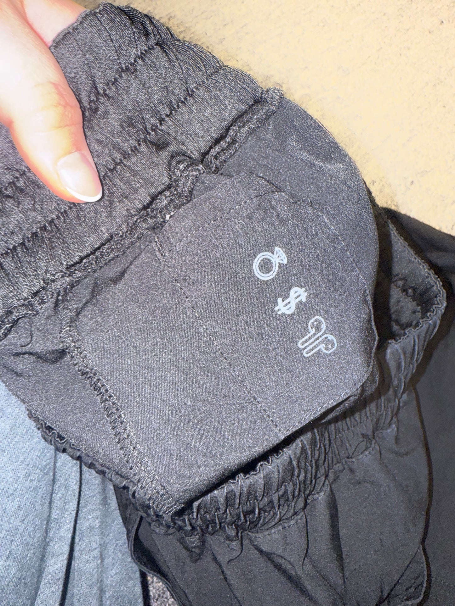 Figs (Medium) Black Pants with Buttoned Ankles