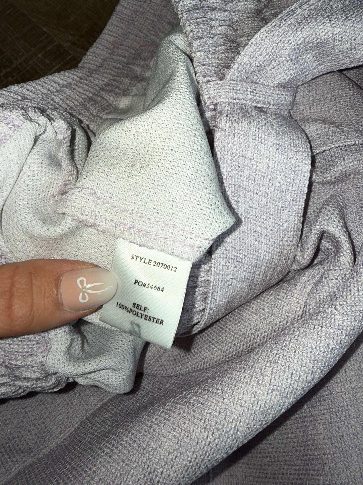 Current Air (Small) Light Pink Formal Tied Shorts