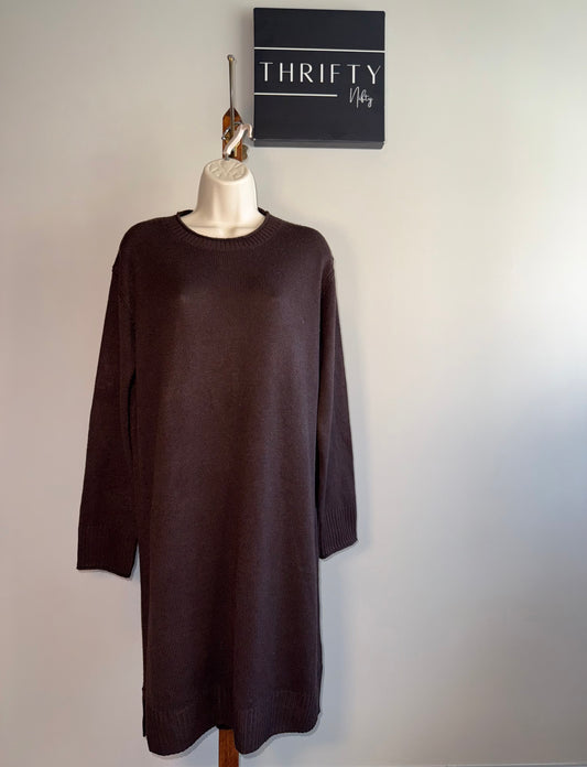 NWT Jessica Simpson (Medium) Brand New Brown Knit Sweater Dress