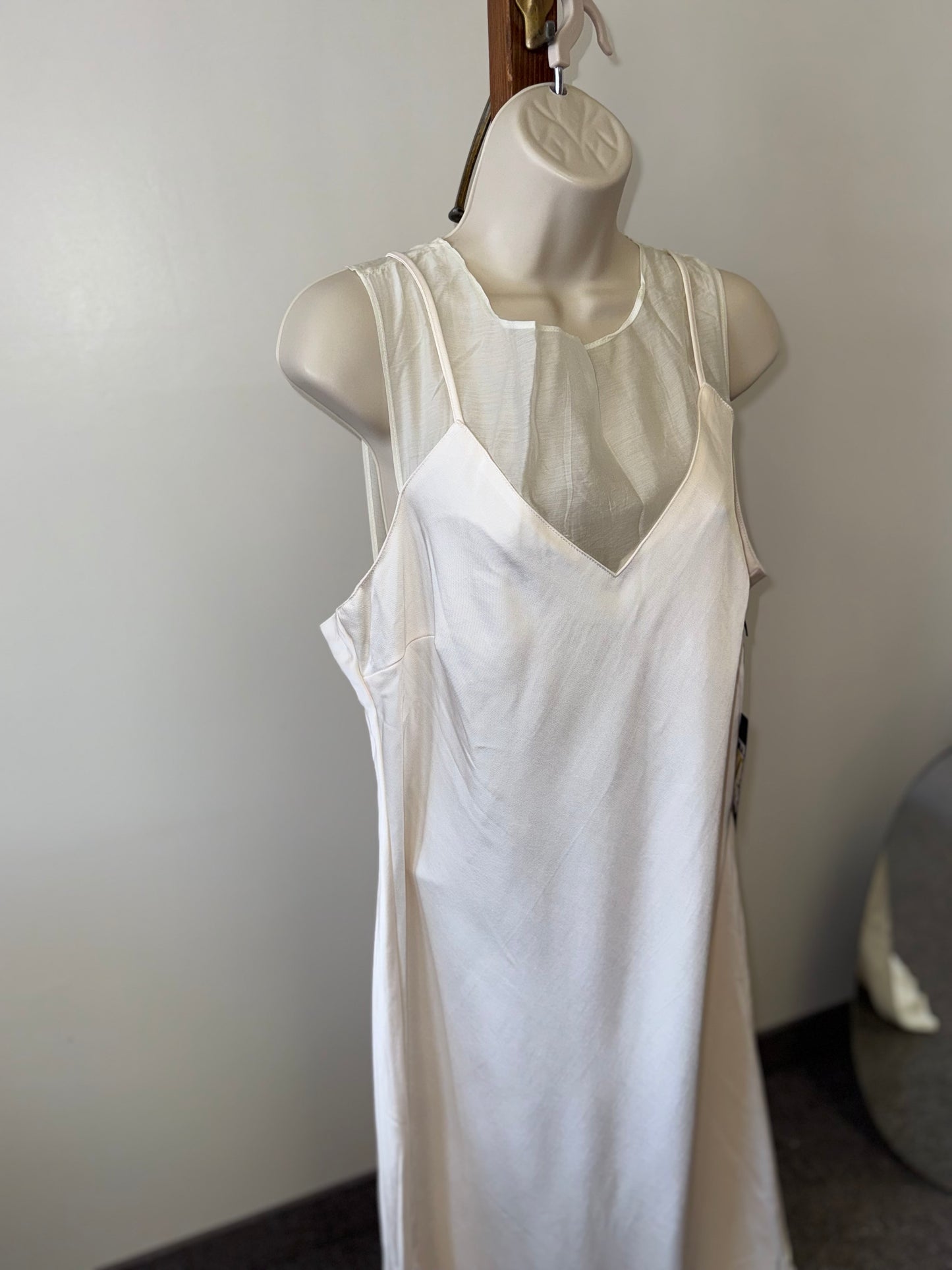 NWT Future Collective Brand New Off White Maxi Dress