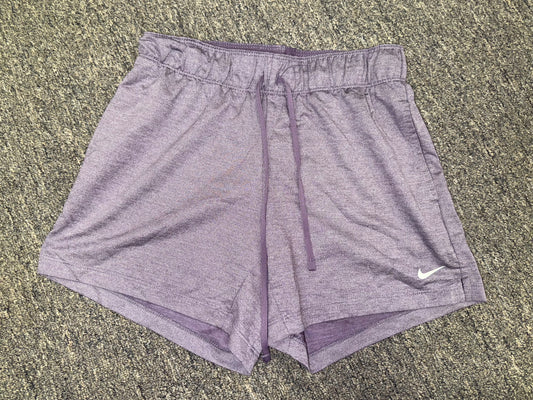 Nike (XS) Purple Dri-Fit Sporty Drawstring Shorts with Pockets