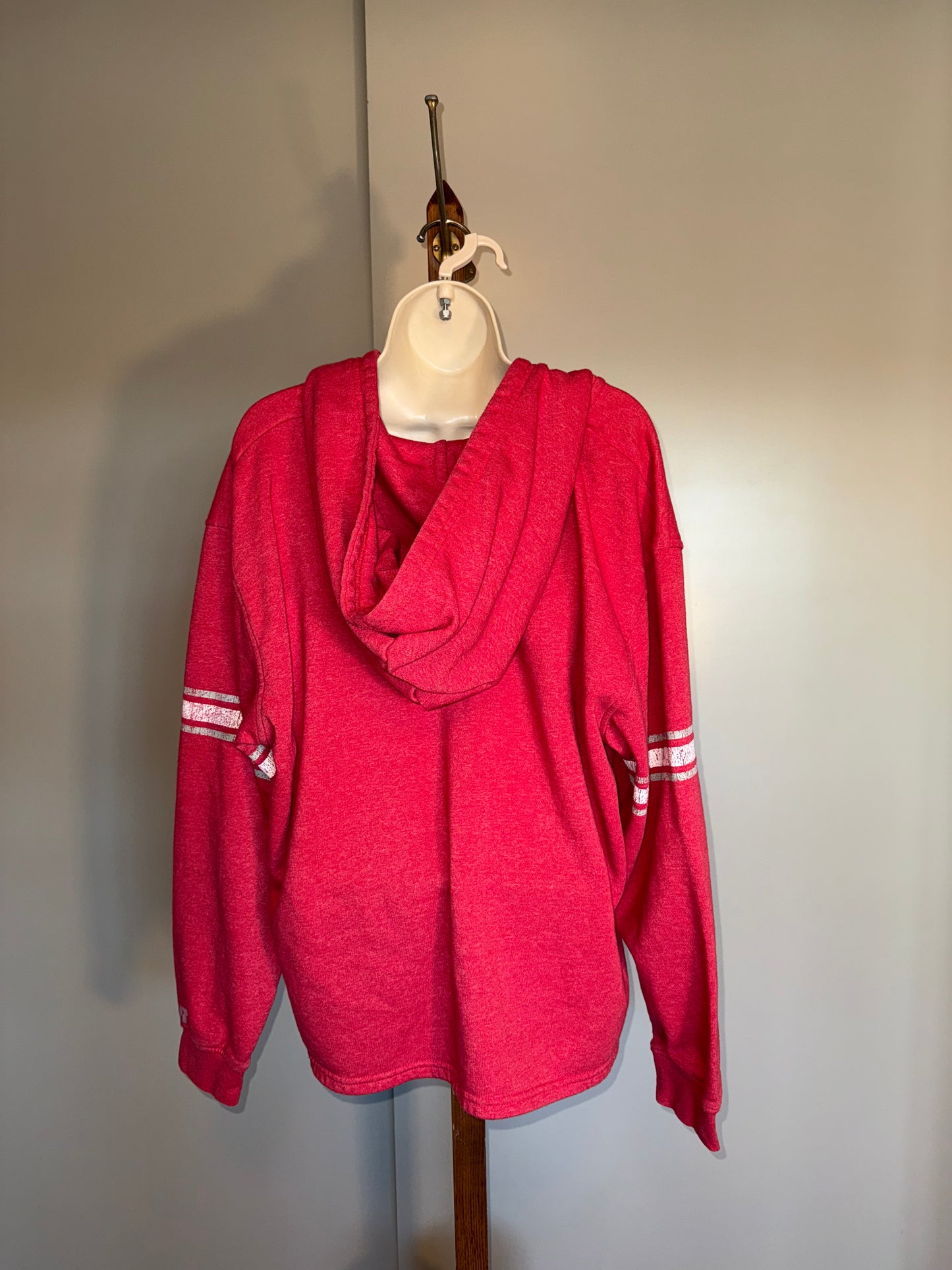 Russell (2XL) Red V-Neck Ohio State Buckeyes Hoodie