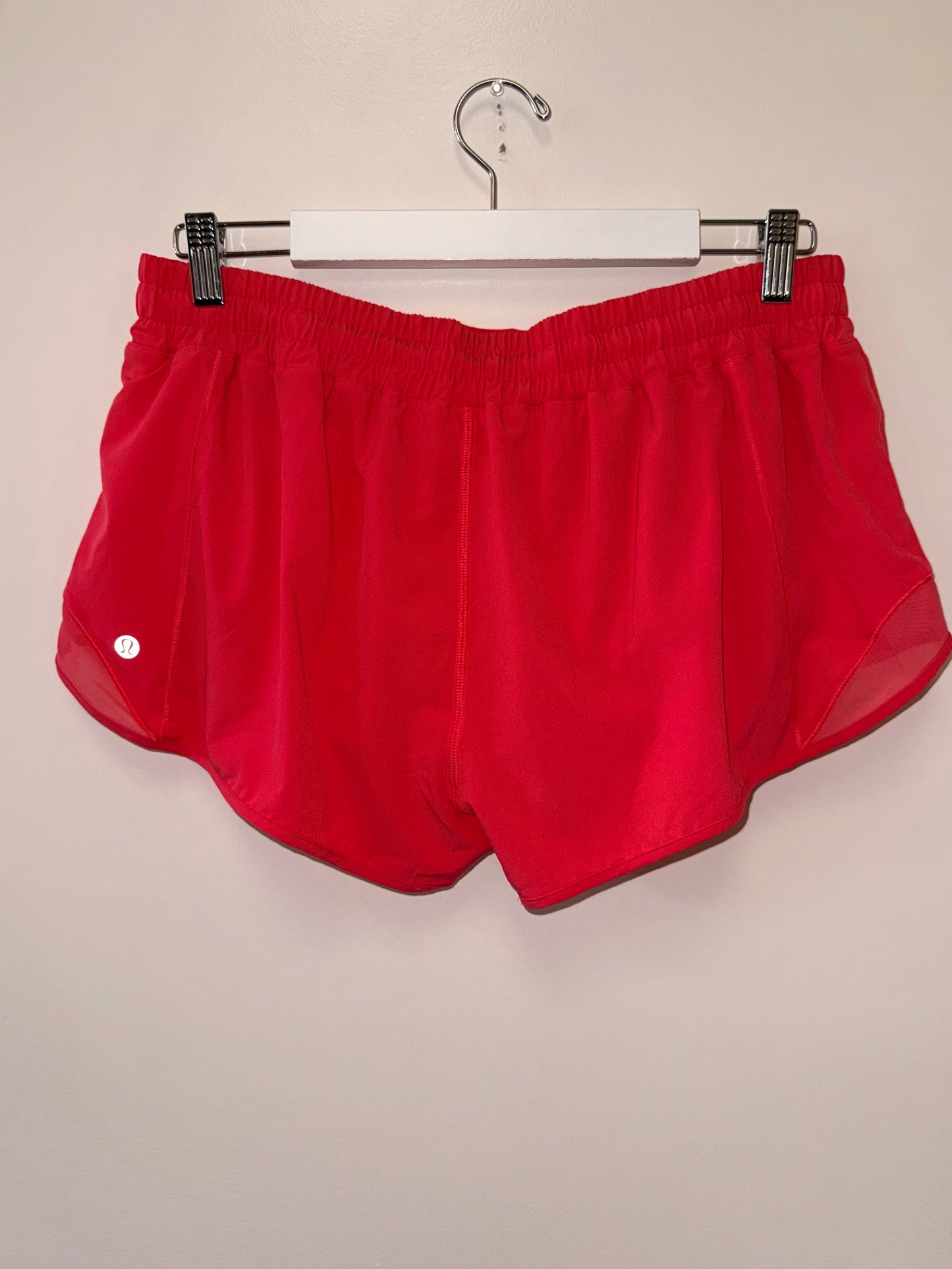 Lululemon (14) Hot Pink Hotty Hot Low Rise Shorts