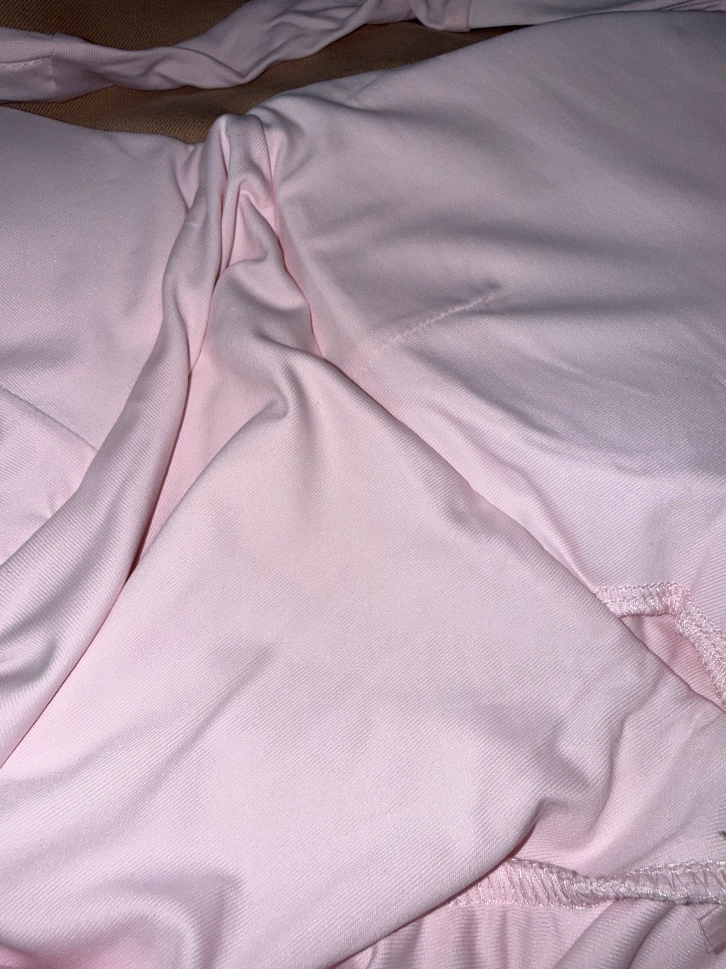 Pink Rose (Medium) Pink Luxy Contour Halter Neck Crop Top